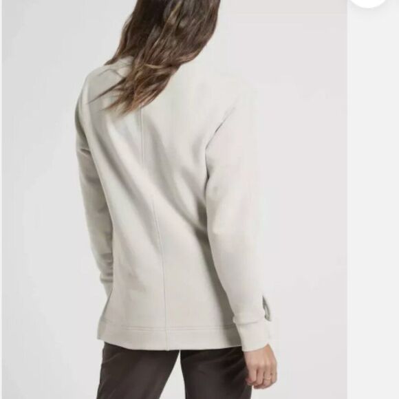 ATHLETA SIZE LARGE RETROPLUSH CREWNECK SWEATSHIRT TUNIC - Picture 2 of 10